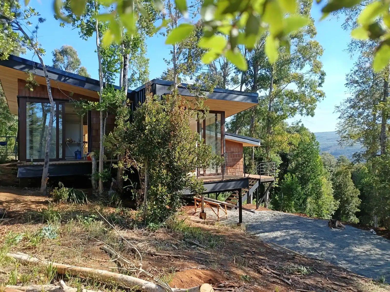 Proyecto Valdivia de Sakura Homes, una casa de madera entre el bosque