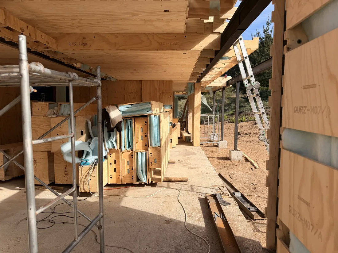 Montaje de la estructura con equipo propio